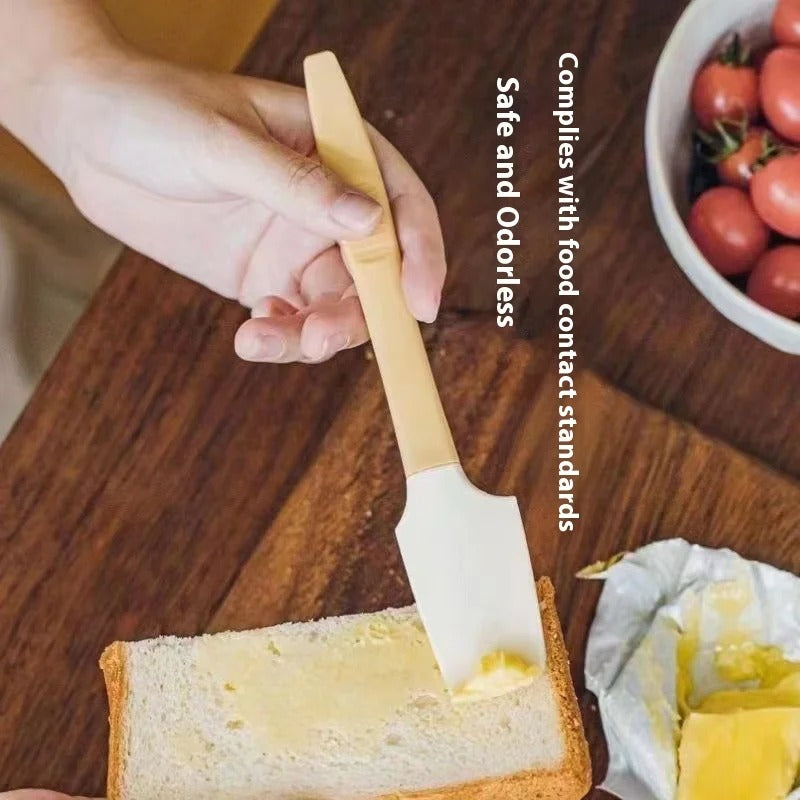 Household Two-in-one Baking Spatula Hightemperature Resistant Silicone Spatula Cream Jam Butter Spatula Kitchen