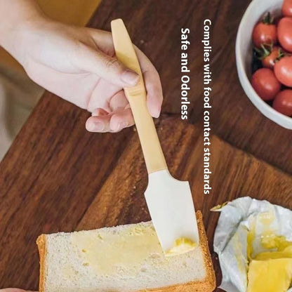 Household Two-in-one Baking Spatula Hightemperature Resistant Silicone Spatula Cream Jam Butter Spatula Kitchen