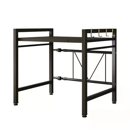 Expandable Microwave Oven Shelf Oven Storage Rack Kitchen Countertop Organize Shelf Microwave Organize Kitchen Rack Thickened