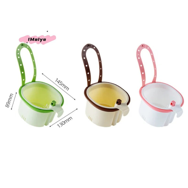 Household Hanging Kitchen Sink Drain Basket for Separating Food Scraps Tea Leaves And Kitchen Waste Eco-Friendly Kitchen Accesso