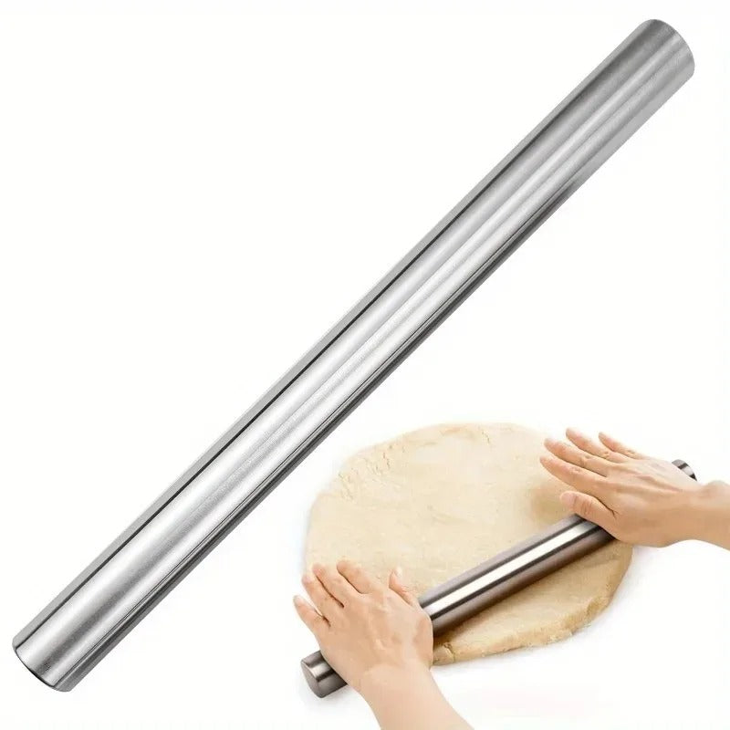 Hollow Stainless Steel Rolling Pin-Your Ultimate Baking Tool stainless Steel Rolling Pin-Hollow Designthe Perfect