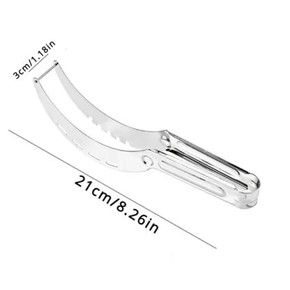 Kitchen Stainless Steel Windmill Watermelon Cutter Artifact Salad Fruit Slicer Cutter Tool Watermelon Digger Accessories Gadgets