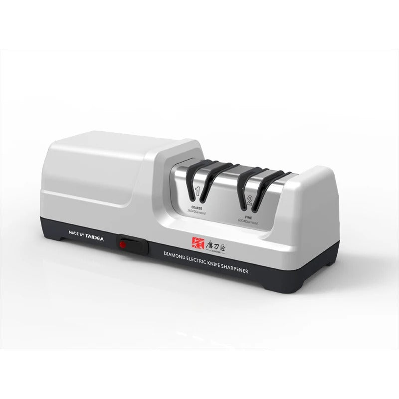 TAIDEA Professional Electric Knife Sharpener EU PLUG Grit 360/600# and Polishing Sharpening Stone GrindStone Power 18W