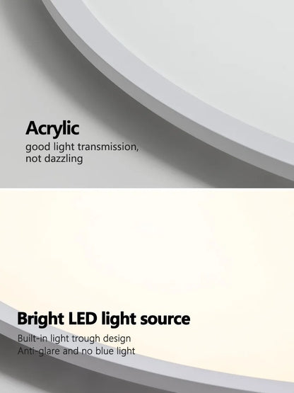 Living room lamp ultrathin LED ceiling lamp round modern lights simple balcony corridor dining room lamp master bedroom lamps
