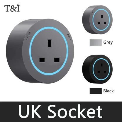 Rail Track Socket UK EU US Standard Round Romovable Adapter Socket Home Kitchen Meeting Wall Mounted Electrical Outlet With Usb