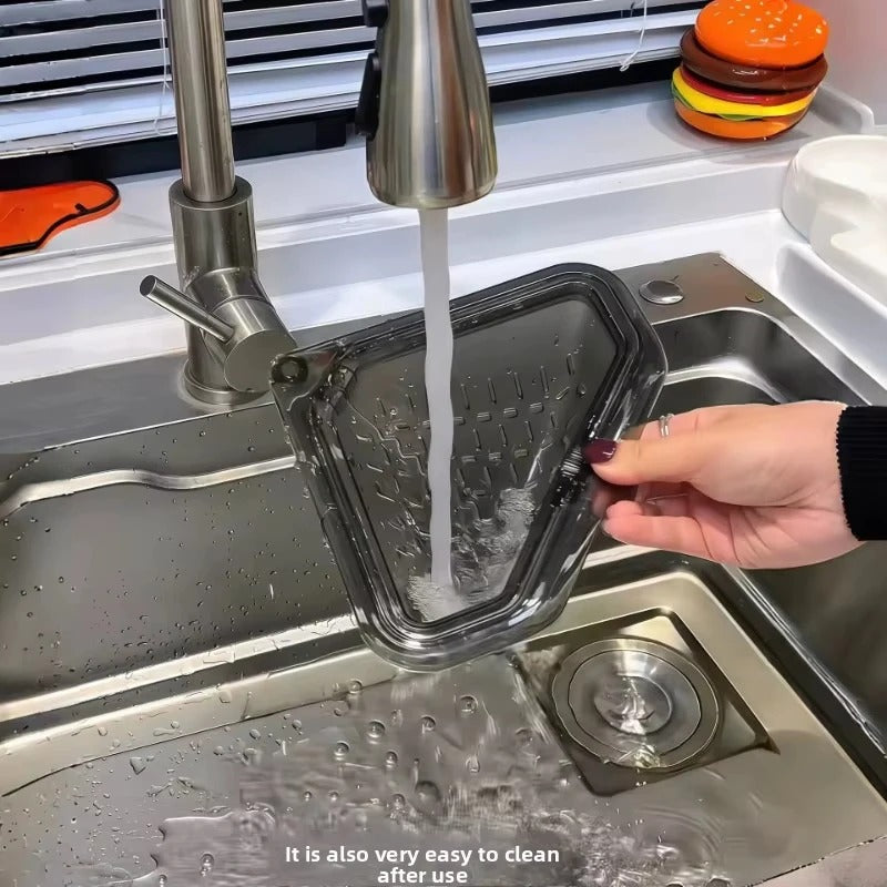 Kitchen Sink Strainer Basket with Removable Magnetic Leak Proof Bottom Cover Detachable Filter for Easy Cleaning Drain Basket