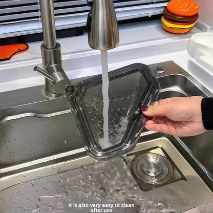 Kitchen Sink Strainer Basket with Removable Magnetic Leak Proof Bottom Cover Detachable Filter for Easy Cleaning Drain Basket