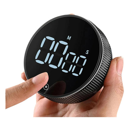 Dinrgo Magnetic Digital Timers Manual Countdown Kitchen Timer Countdown Clock Mechanical Counter for Cooking