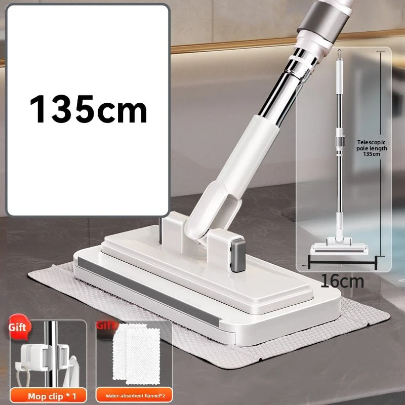 Flat Mop Face Towel Household Non Hand Wash Multi Function Lazy Person Household Mop Cloth One Button Disassembly Mop Automatic