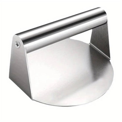 Stainless Steel Smash Burger Press Hamburger Patties Meat Masher Circular Meat Press Mold for Deli Meats Kitchen Accessories