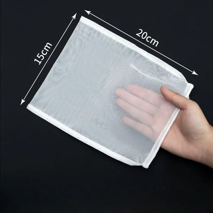 Kitchen Filter Mesh Bags Reusable Food Grade Soy Milk Filter Bags Food Strainer Bag for Soy Milk Juices Home Brewing