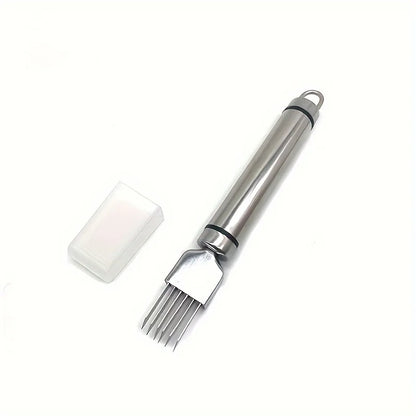 Stainless Steel Shred Silk The Knife Vegetable Garlic Cutter Food Speedy Chopper Green Onion Cutter Portable Kitchen Tool
