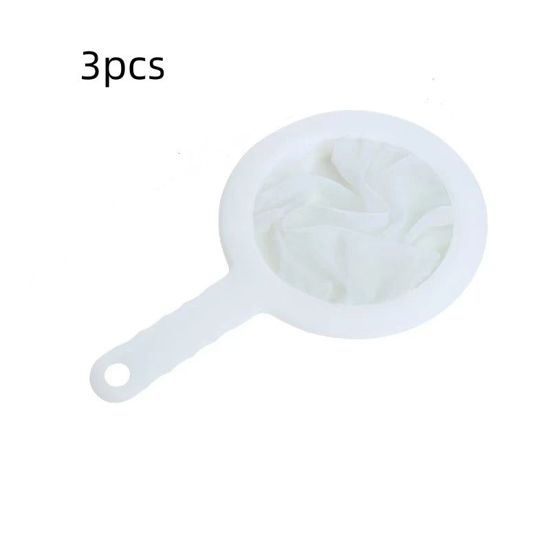 1pc/3pcs Plastic Colander Strainer Spoon Kitchen Supplies Filter Spoon Household Soy Milk Tea Leaf Residue Strainer