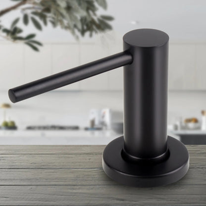 Solid 304 Stainless Steel Soap Dispenser for Kitchen Sink with 17 OZ Bottle and 47 inch Extension Tube Kit