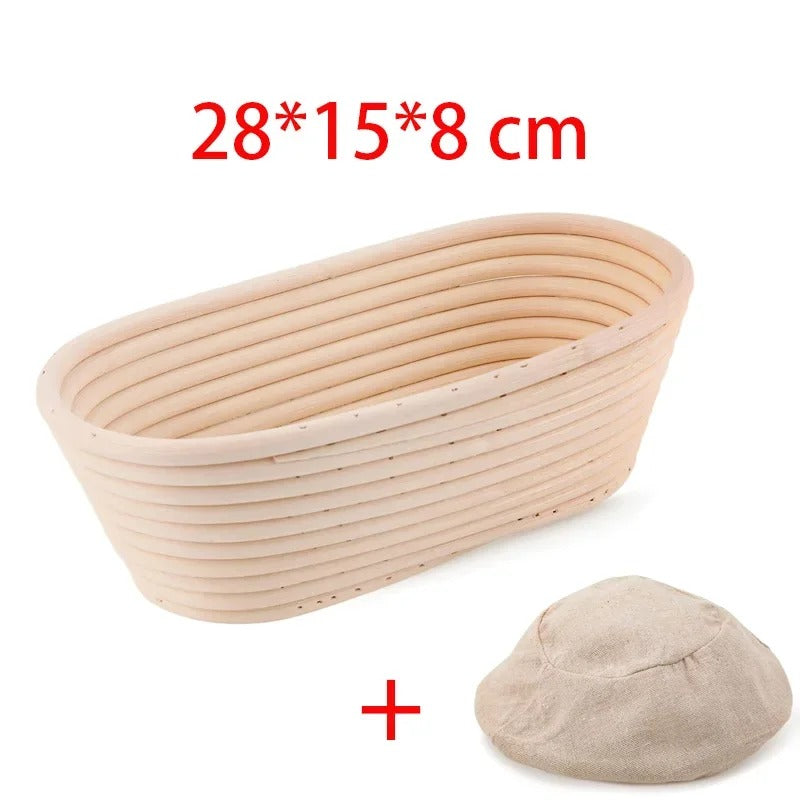 1/3 PCS PP Rattan Dough Proofing Basket for Bread Fermentation Baking Pastry Making for Home Kitchen Daily Bake Accessories