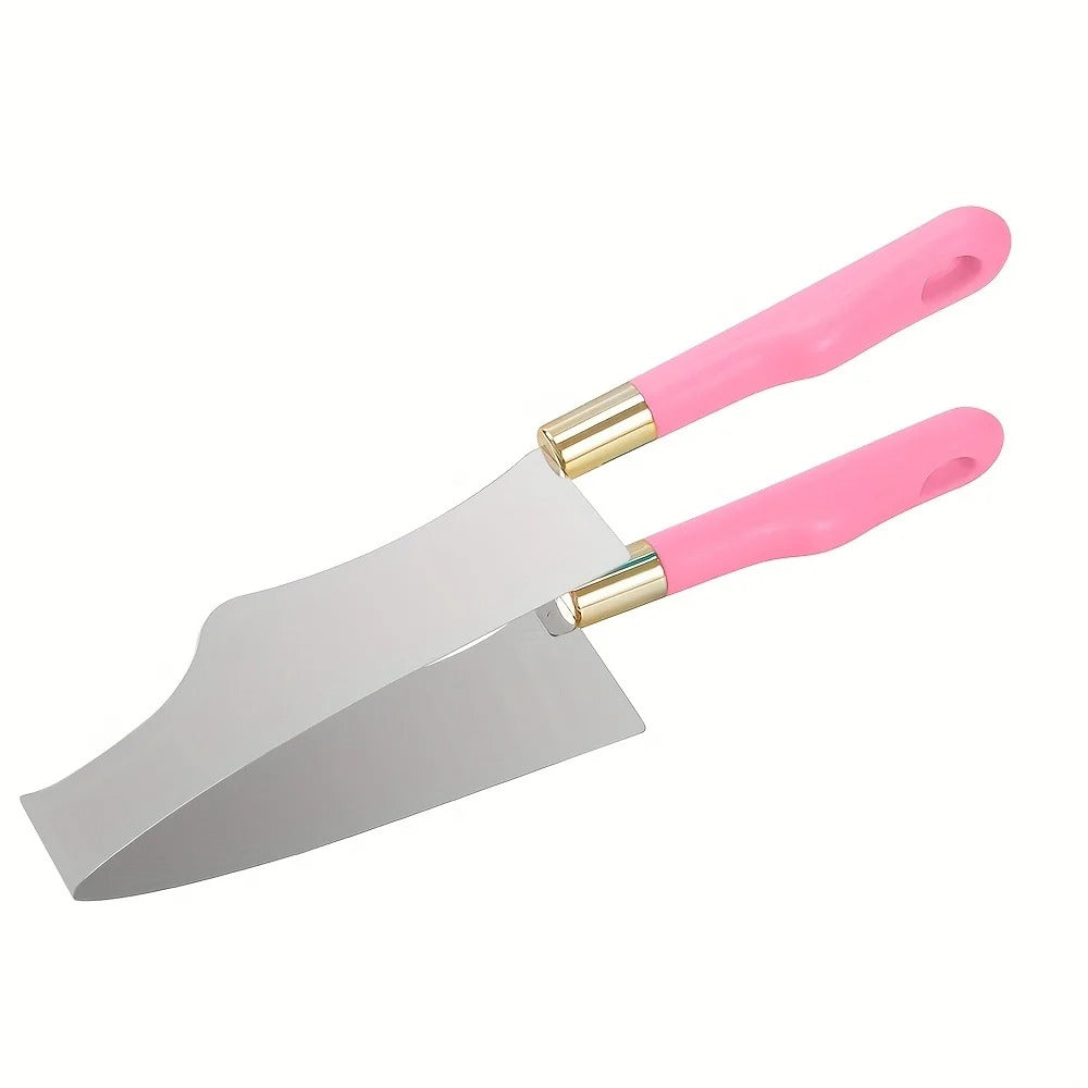 1pc Stainless Steel Cake Slicer & Triangle Cutter Tool - for Home Baking, Bakeries, Professional Pastry Chefs -Baking Tools