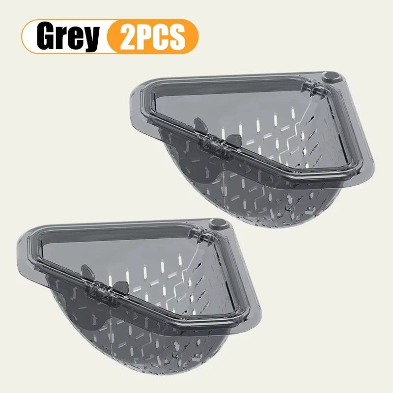 Kitchen Sink Strainer Basket with Removable Magnetic Leak Proof Bottom Cover Detachable Filter for Easy Cleaning Drain Basket