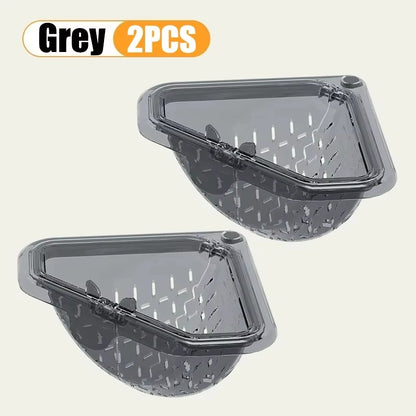 Kitchen Sink Strainer Basket with Removable Magnetic Leak Proof Bottom Cover Detachable Filter for Easy Cleaning Drain Basket