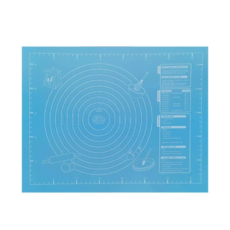 Extra Thick Large Silicone Baking Mat Non-Stick Pastry Mat Waterproof Dough Kneading Pad Rolling Mat Kitchen Baking Accessories